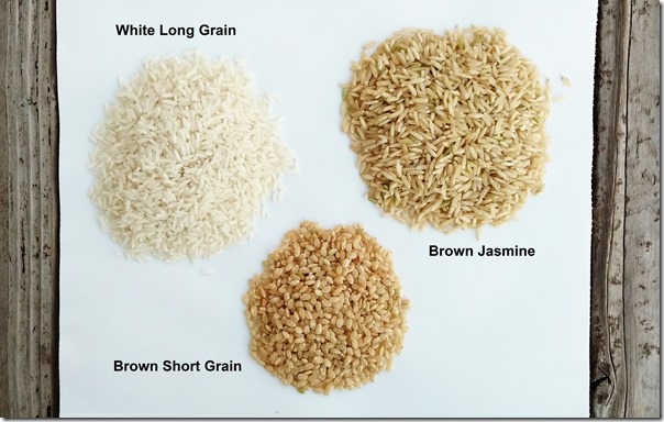 White or brown rice 3
