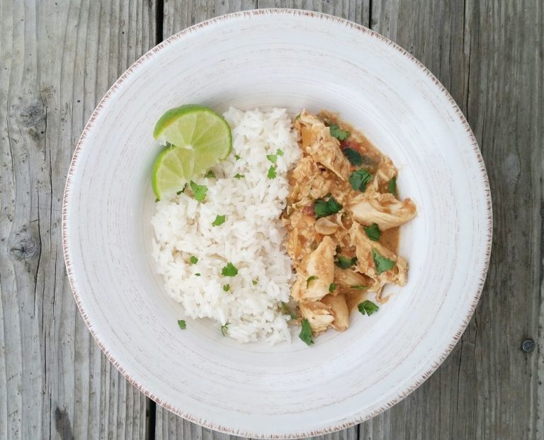 SlowCooker Thai Peanut Chicken Hearty Smarty