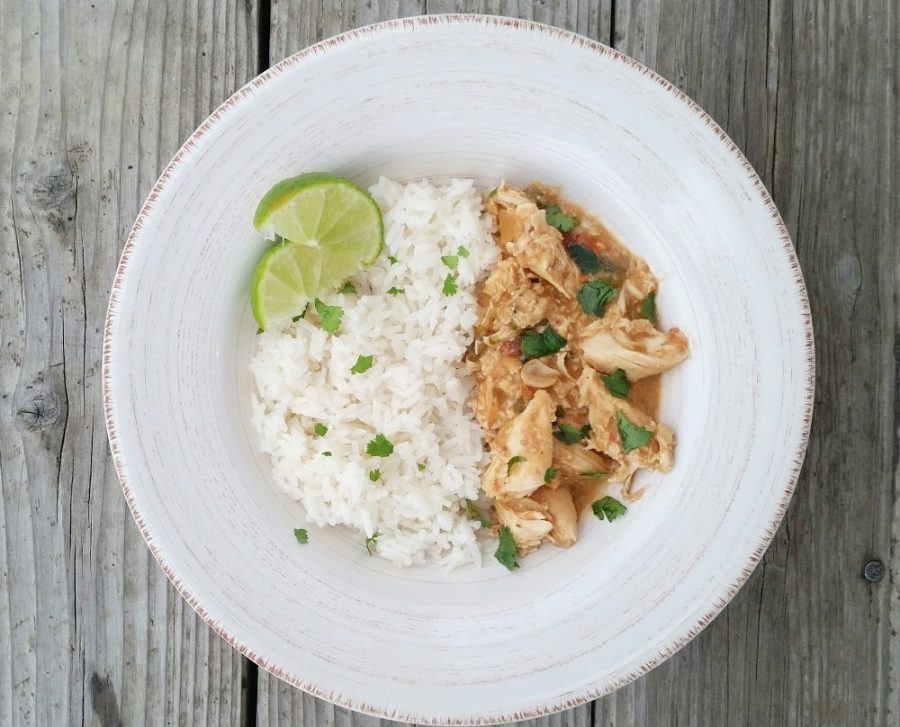 SlowCooker Thai Peanut Chicken Hearty Smarty
