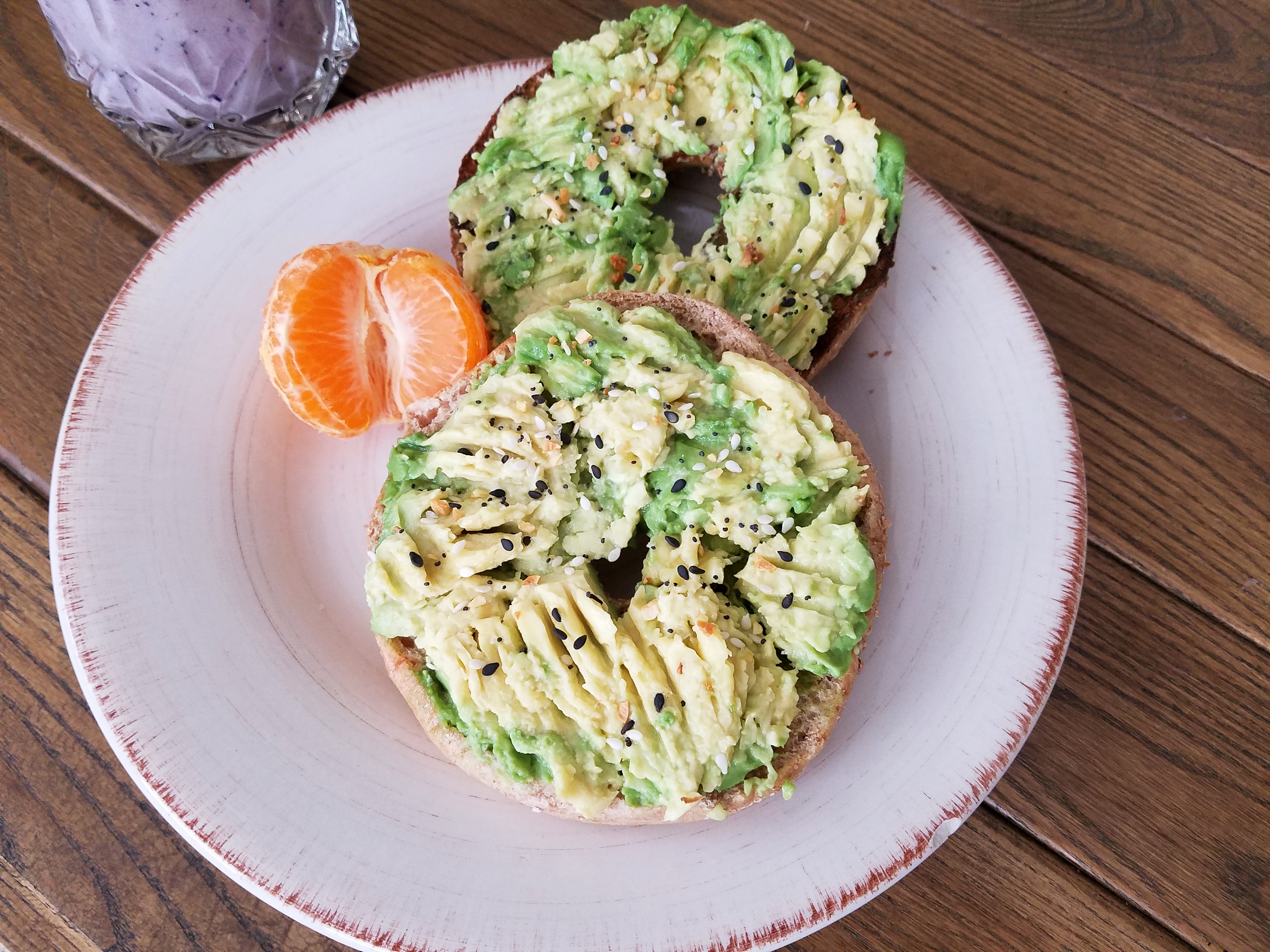 Everything Bagel Avocado Toast - Healing and Eating