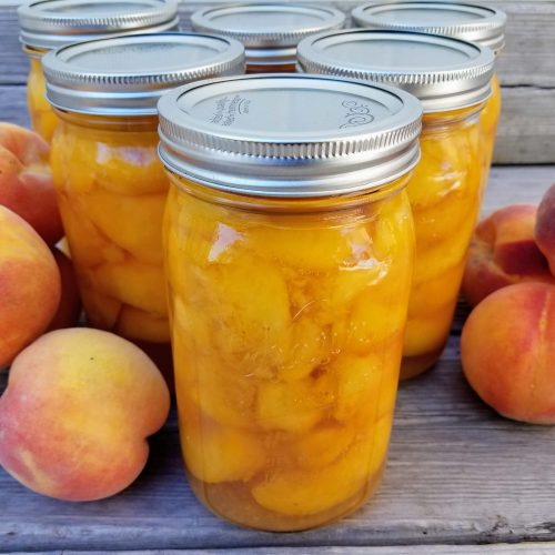 Water Bath Canning Peaches HOT PACK Method