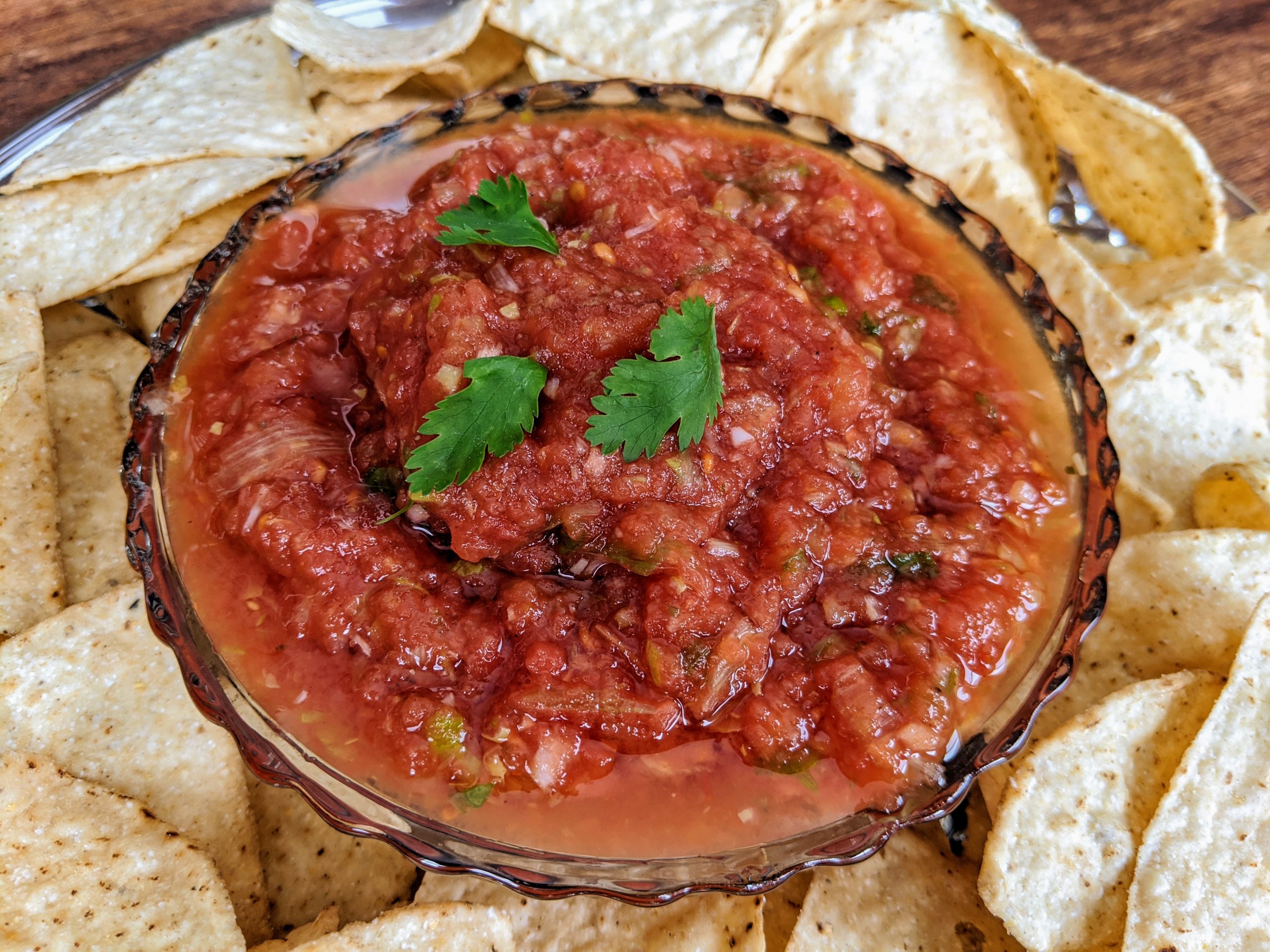 Blender Salsa - The Cooking Mom