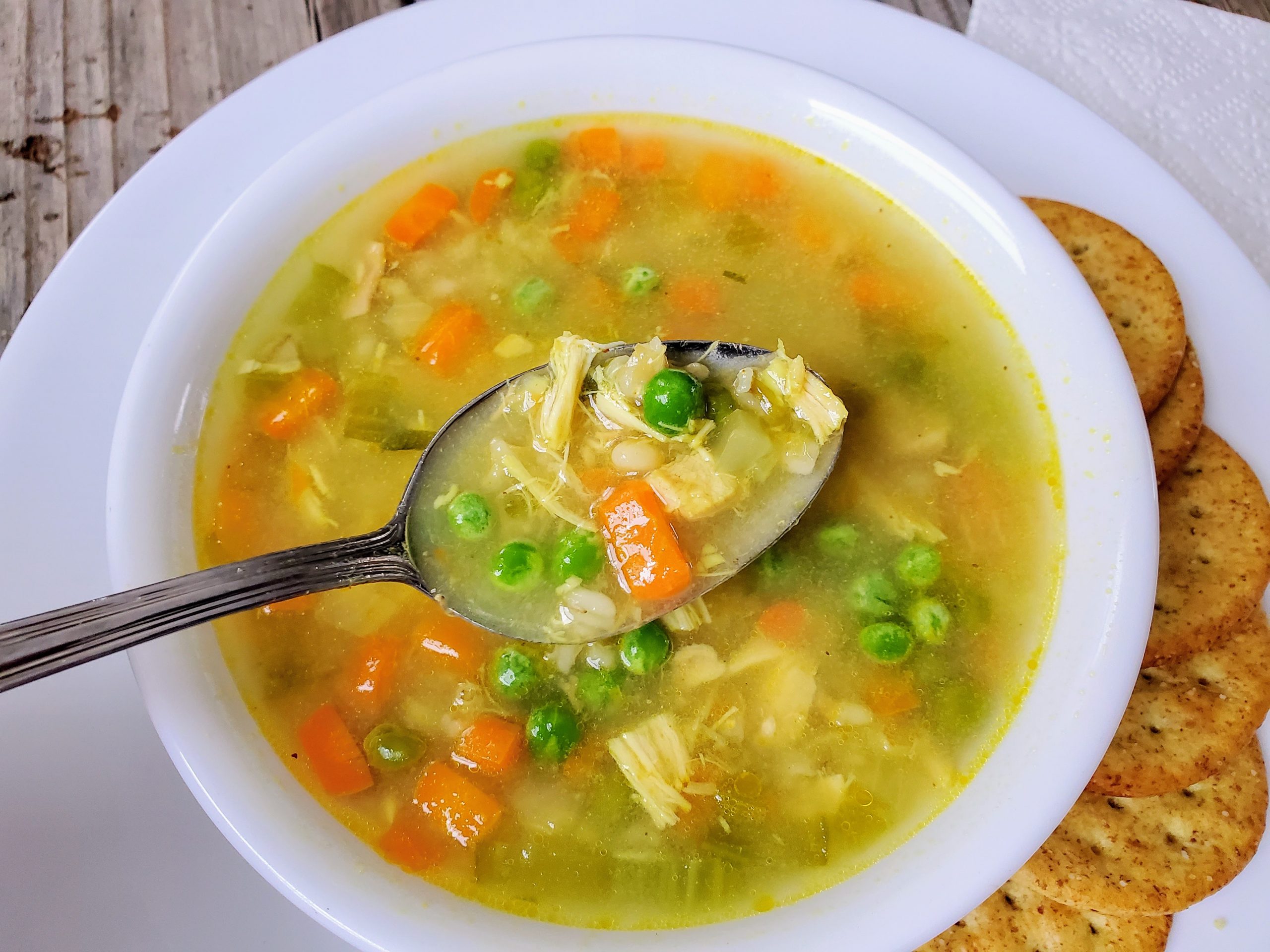 Chicken, Barley and Vegetable Soup