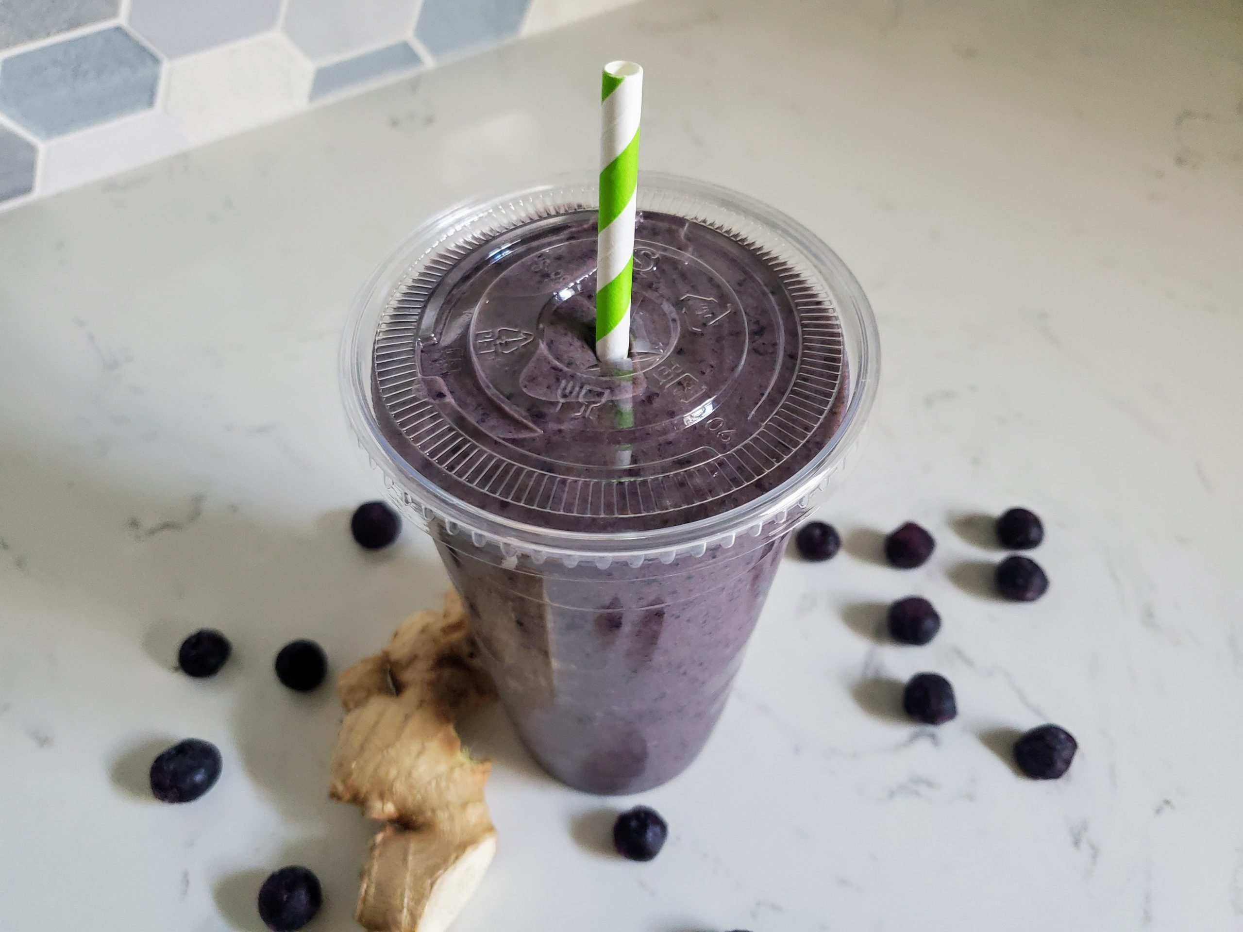 Blueberry Ginger Smoothie – Hearty Smarty